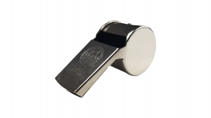 ARTICOLE SUPORTERI - Fluier metalic cu bila de silicon IdeallStore®