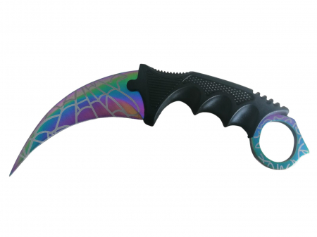 Cutit karambit de vanatoare IdeallStore®, Rainbow Web, 18.5 cm, multicolor [1]