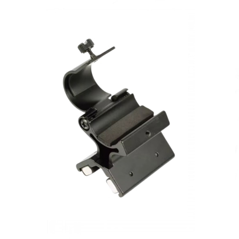 Suport magnetic lanterna vanatoare, diametru 25 mm, aluminiu, negru [4]