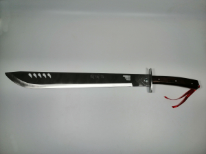 Sabie de vanatoare IdeallStore®, Wrath Blade, maner lemn, 69 cm, teaca cadou [1]