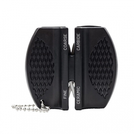 Ascutitoare si seturi de ascutire cutite - Acutitoare portabila pentru cutite IdeallStore®, Carry Sharp, 2 moduri, negru