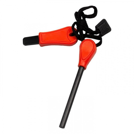 Accesori camping & drumetii - Amnar pentru camping IdeallStore®, Ultimate Survival, otel inoxidabil, 10.5 cm, portocaliu
