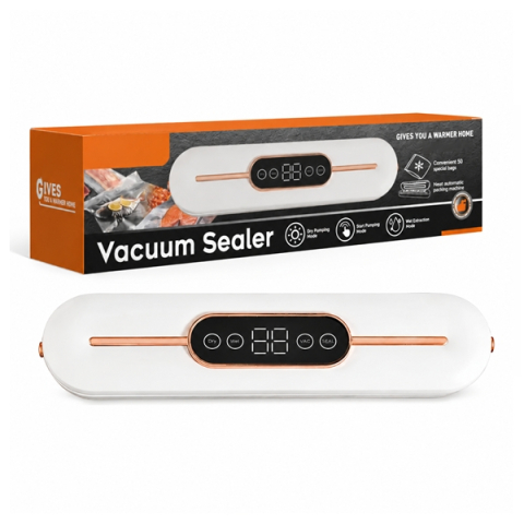CASA SI GRADINA - Aparat electric de vidat alimente DEPOX®, 90W, moduri pentru alimente uscate și umede