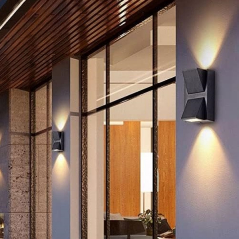 Aplica LED de Exterior, 6W, Negru [2]