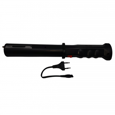Baston cu electrosoc si lanterna IdeallStore®. Unit TW-809, plastic, 33.5 cm, negru, husa inclusa [6]
