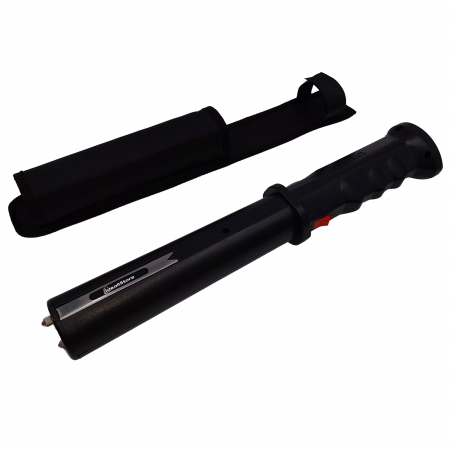 Electrosoc - Baston cu electrosoc si lanterna IdeallStore®. Unit TW-809, plastic, 33.5 cm, negru, husa inclusa
