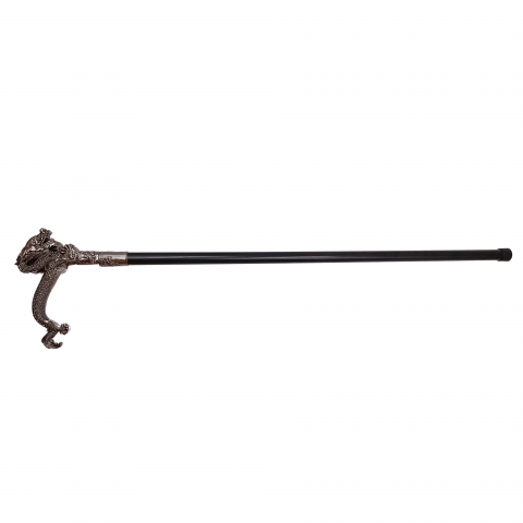 Baston de mers stilat IdeallStore®, Dragon Stance, metalic, sabie interioara, 90 cm, negru [1]