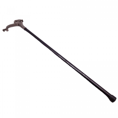 Sabii & Macete - Baston de mers stilat IdeallStore®, Dragon Stance, metalic, sabie interioara, 90 cm, negru