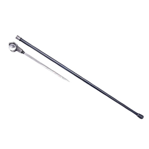 Baston decorativ, Ball, metalic, cutit panoplie, 95 cm, negru [3]