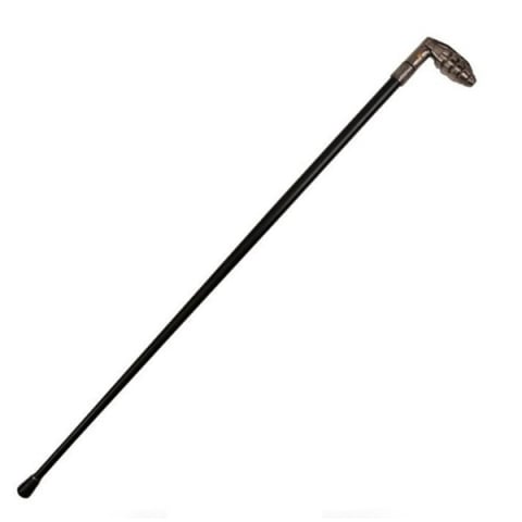 ACCESORII & DIVERSE - Baston decorativ, metalic, sabie interioara, 94 cm, negru