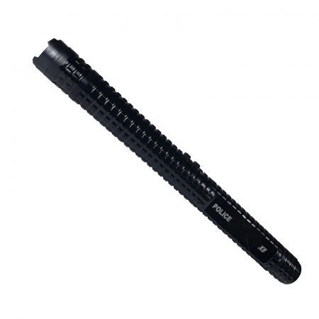Baston electrosoc si lanterna IdeallStore®, Rowdy X8, metalic, 35 cm, negru, acumulator inclus [4]