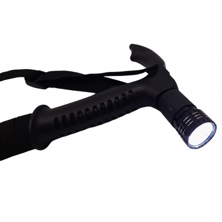 Baston extensibil IdeallStore®, Ol Helper, aluminiu, lampa LED, 110 cm [5]