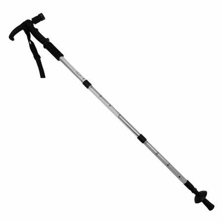 Produse si dispozitive ajutatoare locomotie - Baston extensibil IdeallStore®, Ol Helper, aluminiu, lampa LED, 110 cm