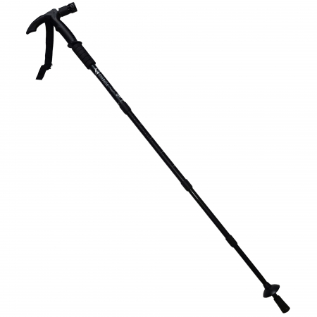 Produse si dispozitive ajutatoare locomotie - Baston extensibil IdeallStore®, Ol Helper, aluminiu, lampa LED, 110 cm