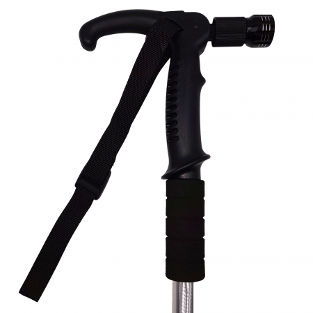Baston extensibil IdeallStore®, Ol Helper, aluminiu, lampa LED, 110 cm [7]