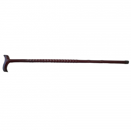 Baston locomotie IdeallStore®, Old School, lemn, 89 cm, maro [1]