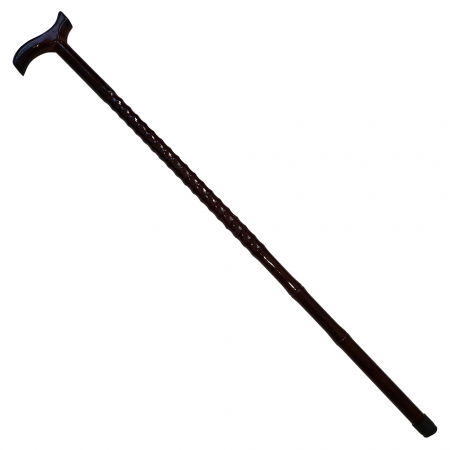 Produse si dispozitive ajutatoare locomotie - Baston locomotie IdeallStore®, Old School, lemn, 89 cm, maro