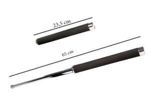 Baston telescopic 65 cm argintiu [2]