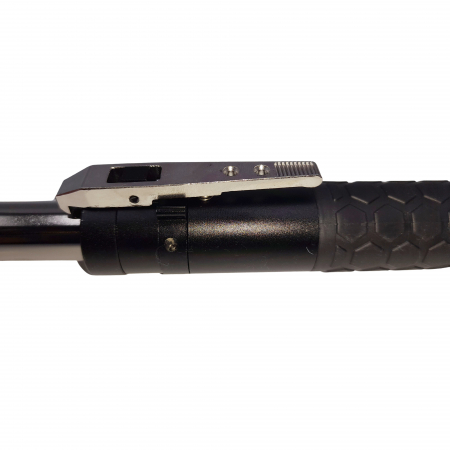 Baston telescopic automatic, Defence Guardian, 65 cm, siguranta integrata, negru [9]
