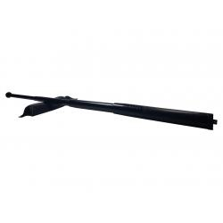 Bastoane telescopice si nunceaguri - Baston telescopic din otel, 3 sectiuni, negru, 77 cm