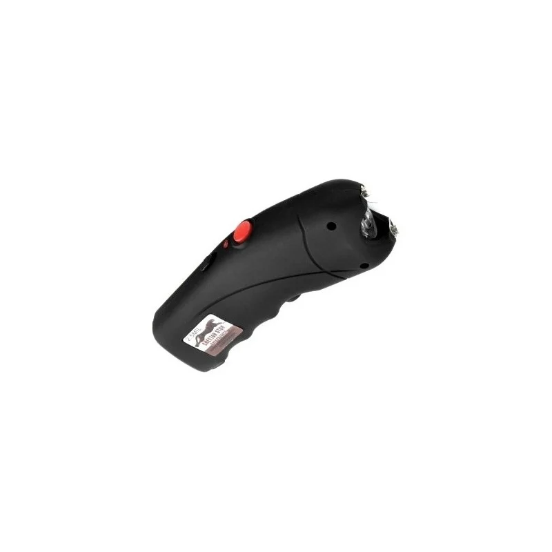 Set baston telescopic din otel 3 sectiuni si electrosoc multifunctional 2500 kV DEPOX®, rainbow, 66 cm, husa inclusa [6]