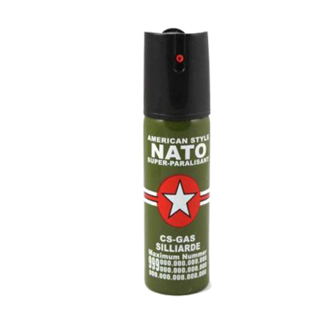 Set baston telescopic din otel 3 sectiuni si spray autoapărare NATO DEPOX®, rainbow, 66 cm/60 ml, husa inclusa [7]