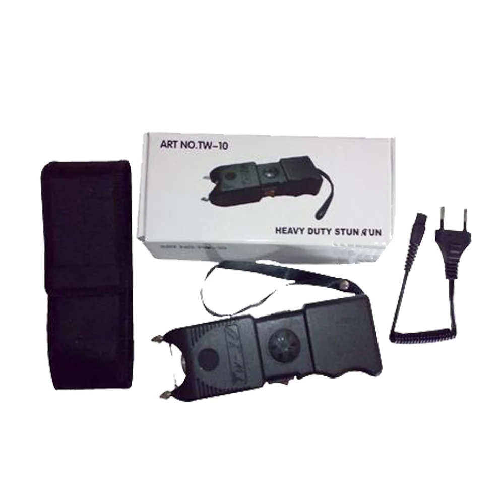 Set baston telescopic din otel 3 sectiuni si electrosoc, TW-10, negru, 400 KV DEPOX®, rainbow, 66 cm, husa inclusa [7]