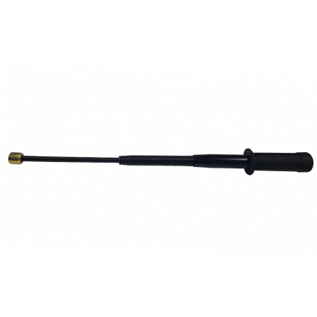 Baston telescopic flexibil maner cauciuc, 47 cm, negru [3]