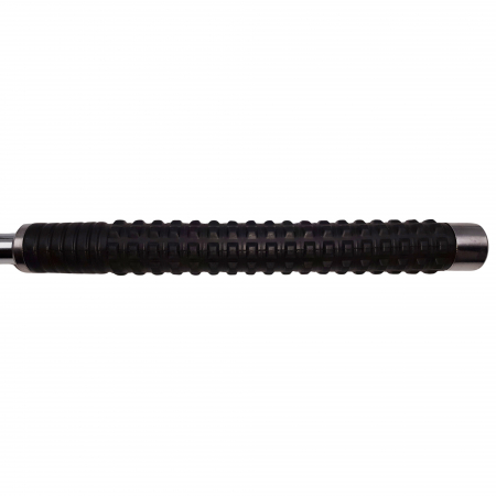 Baston telescopic IdeallStore®, Silver Siege, otel inoxidabil, 64 cm, 3 sectiuni, argintiu, husa inclusa [3]