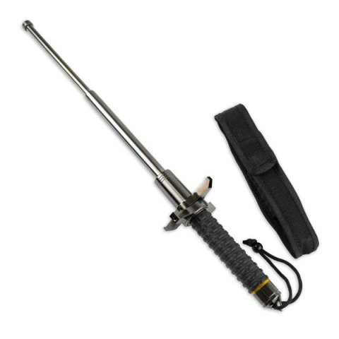 Set baston telescopic DEPOX®, spărgător de geamuri, mâner antiderapantm husa inclusa, 24-67 cm/50 ml [1]