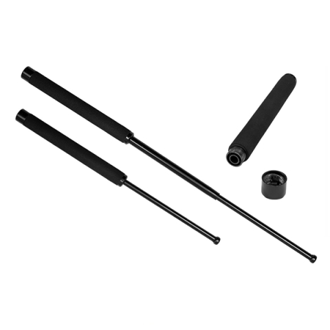 Baston telescopic pliabil, DEPOX®, 64 cm, maner antiderapant, negru [1]