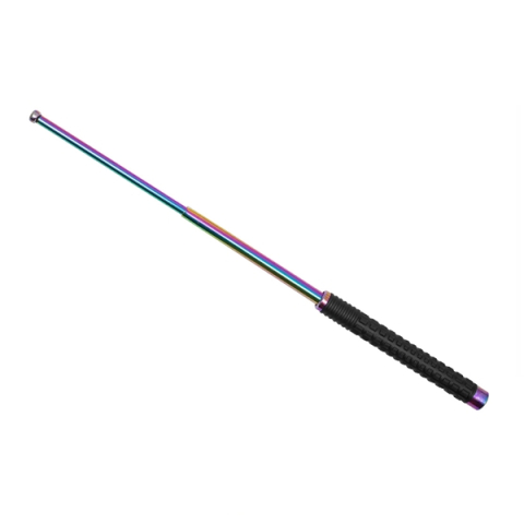 Set baston telescopic pliabil si bata de baseball cu lanternă LED DEPOX®, Finisaj Multicolor, Mâner Antiderapant, 65 cm/36 cm [1]