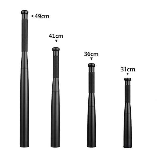 Set baston telescopic pliabil si bata de baseball cu lanternă LED DEPOX®, Finisaj Multicolor, Mâner Antiderapant, 65 cm/36 cm [8]
