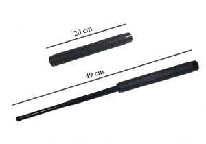 Baston telescopic IdeallStore®, Police Troops, 50 cm, negru [4]