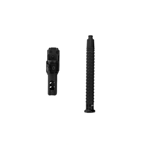 Baston telescopic profesional, sistem Easy Lock ,toc rotativ detașabil, 46 cm, negru [9]