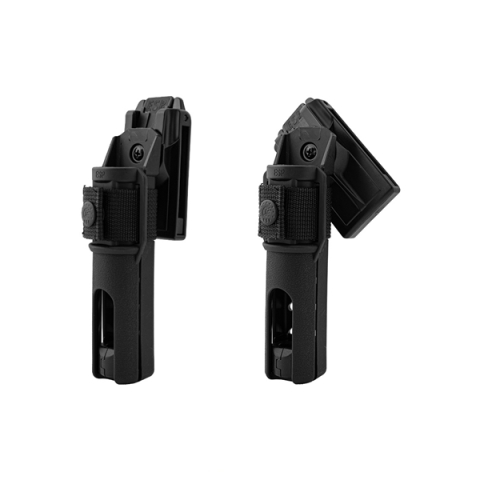 Baston telescopic profesional, sistem Easy Lock ,toc rotativ detașabil, 46 cm, negru [11]