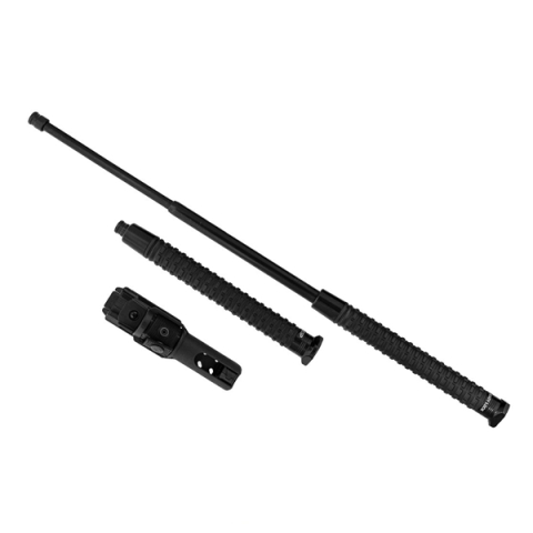 Bastoane telescopice si nunceaguri - Baston telescopic profesional, sistem Easy Lock ,toc rotativ detașabil, 46 cm, negru