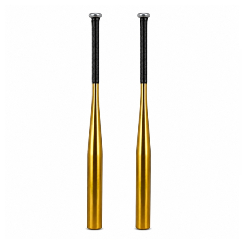 SPORTURI DE ECHIPA - Set doua bate de baseball DEPOX®, aluminiu, 80 cm, auriu