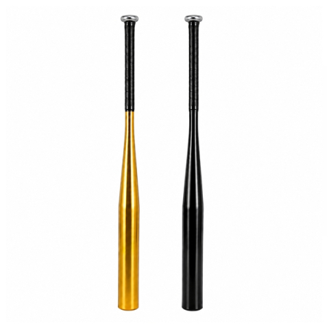 Baseball - Set doua bate de baseball DEPOX®, aluminiu, 80 cm, auriu/negru