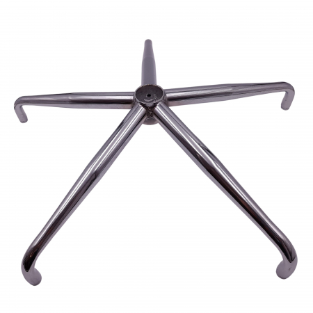 Baza metalica IdeallStore® pentru scaun directorial, 65 cm, argintie [0]