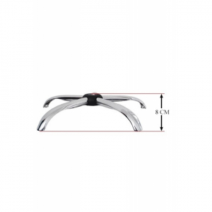 Baza metalica pentru scaun directorial, 58 cm, argintie [1]