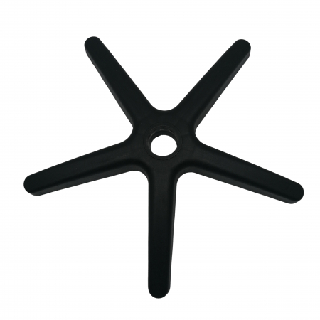 Baza pentru scaun directorial, plastic, neagra, 48 cm [2]