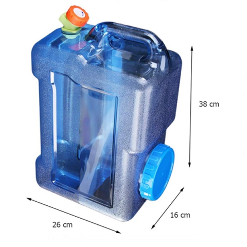 Bidon pentru apa, IdeallStore®, Policarbonat, 12L [1]