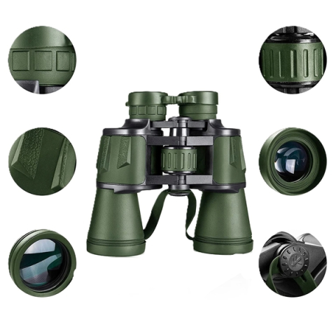 Binoclu 20x50 Profesional cu Optica BaK-4, Multi Coated, Verde [4]