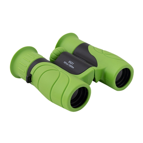 SPORT & TIMP LIBER - Binoclu compact pentru copii, 8x21, verde