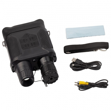 Binoclu cu NightVision IdeallStore®, Dark Watcher, marire 7x, display TFT LCD, negru, husa inclusa [10]