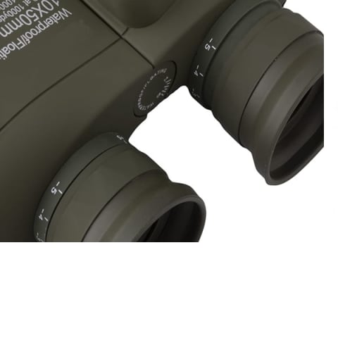 Binocul profesional cu compas si busola electronica, DEPOX®, Verde, 10x50 [6]