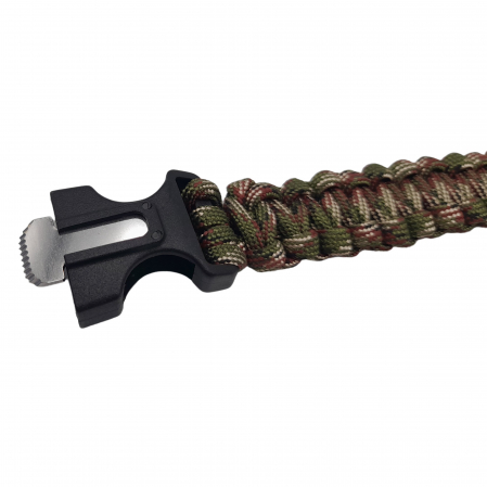 Bratara supravietuire, Military Surplus, paracord, 26 cm, camuflaj [6]