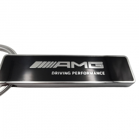 Breloc de chei IdeallStore®, AMG Performance, editie de colectie, 6 cm, metal, argintiu [2]