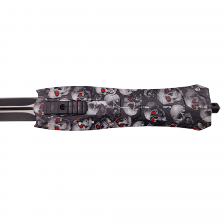 Briceag automat de vanatoare, Futuristic Blade, PVC, 23 cm, argintiu [2]